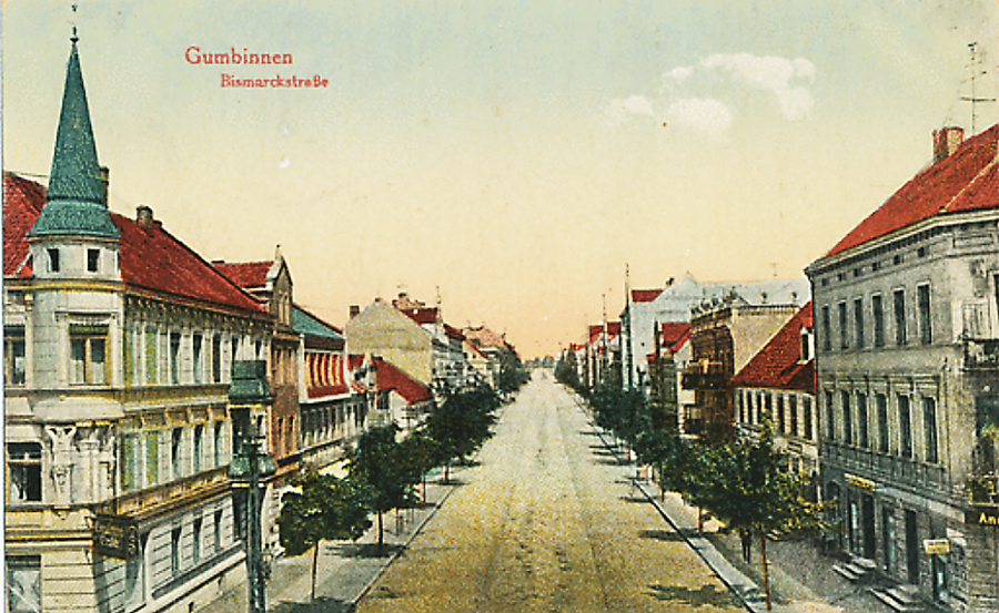 Гусев - Gumbinnen. Bismarckstrasse.