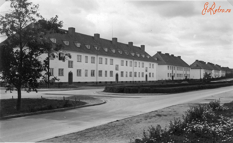 Гусев - Gumbinnen. Erich-Koch-Strasse. Suedseite.