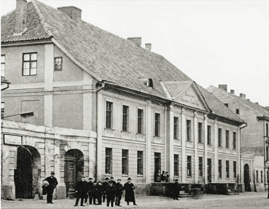 Гусев - Gumbinnen. Darkehmer Strasse. Friedrichsgymnasium.