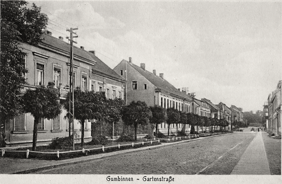 Гусев - Gumbinnen. Gartenstrasse.