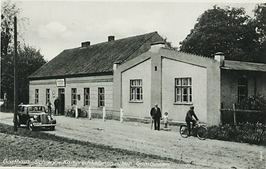 Гусев - Kampischkehmen. Gasthaus Schiwy.