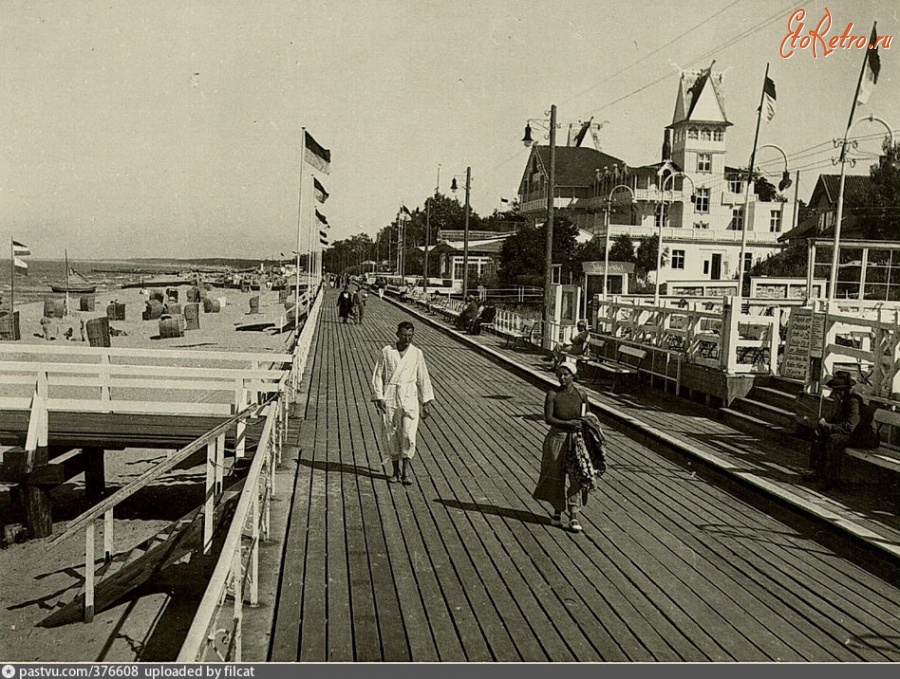 Зеленоградск - Ostseebad Kranz, Strandpromenade