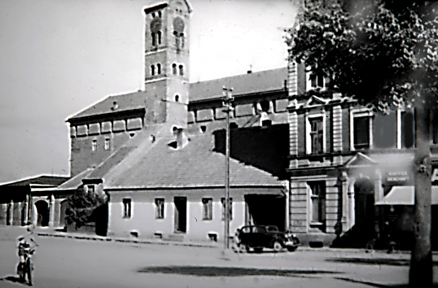 Неман - Ragnit. Uhrenturm am Schloss.