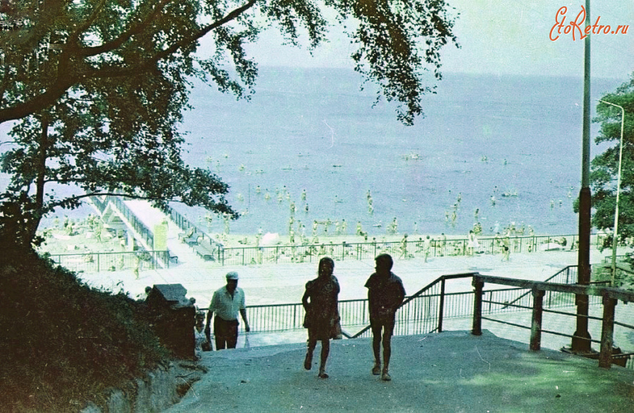 Светлогорск - Спуск на променад.