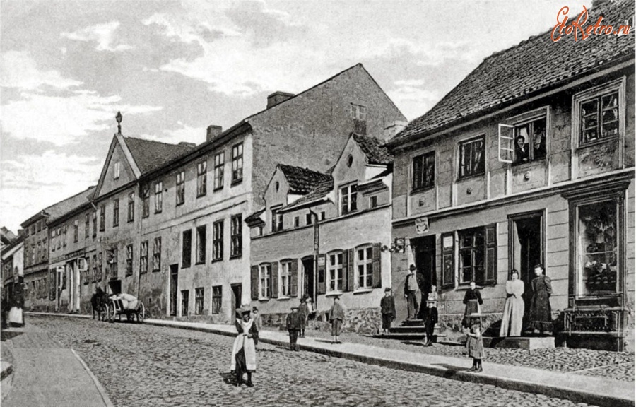 Багратионовск - Preussisch Eylau, Landsberger Strasse. Hauptquartier Napoleons I