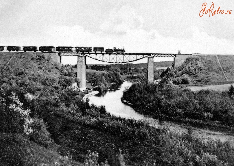 Озерск - Darkehmen Eisenbahnbruecke Россия,  Калининградская область,  Озёрский район,  Озёрск