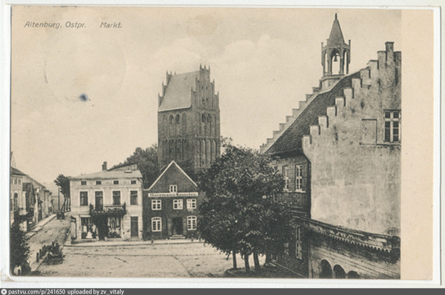 Правдинск - Markt. Allenburg 1913, Россия, Калининградская область, Правдинск