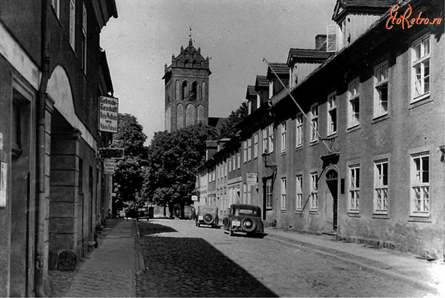 Правдинск - Gerdauen, Kirchenstrasse.