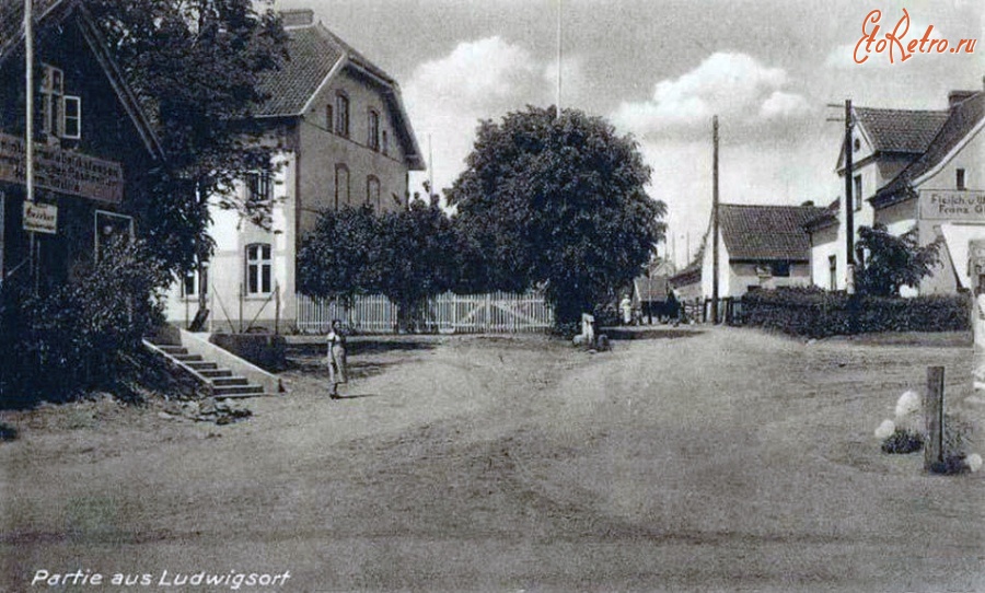 Ладушкин - Ludwigsort, Dorfpartie.