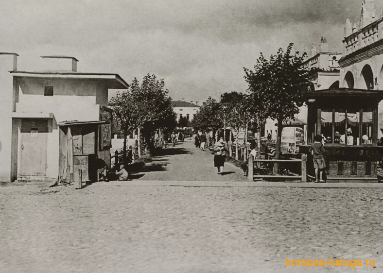 Калуга - Калуга  - Российский город. Площадь Ленина.1933 год.