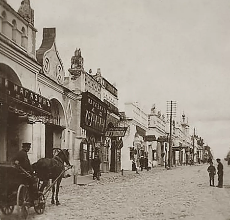 Калуга - Калуга - Российский город. Гостинный двор.  1906 год.