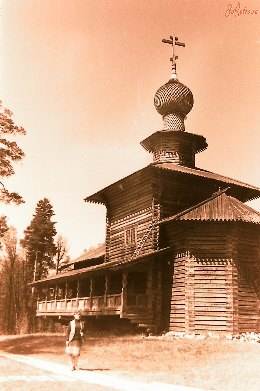 Истра - Церковь Богоявления в Гефсиманском саду. 1986 года.