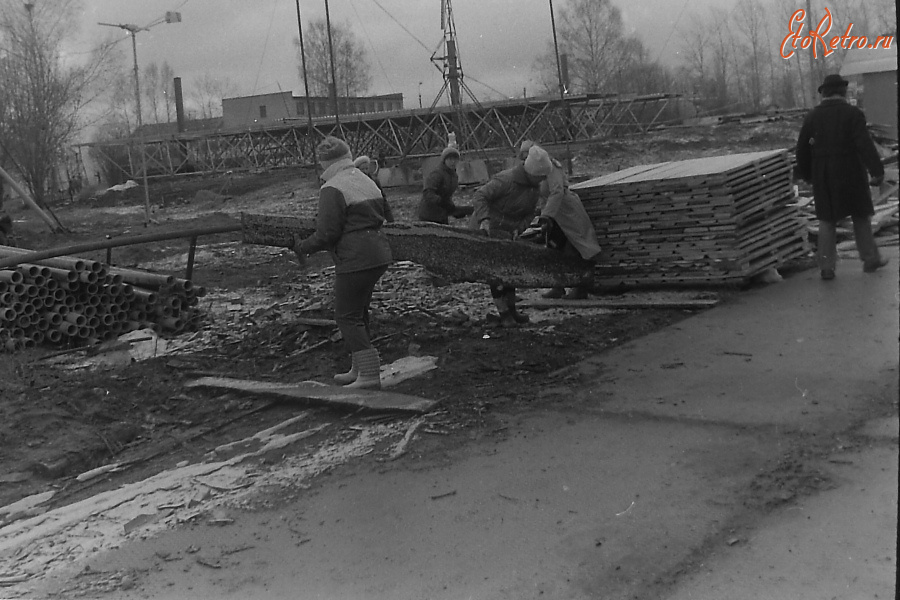 Истра - Субботник на территории Ветроэна. 1986 г.