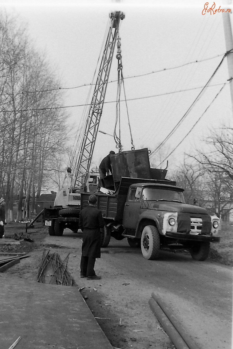 Истра - Субботник на территории Ветроэна. 1986 г.