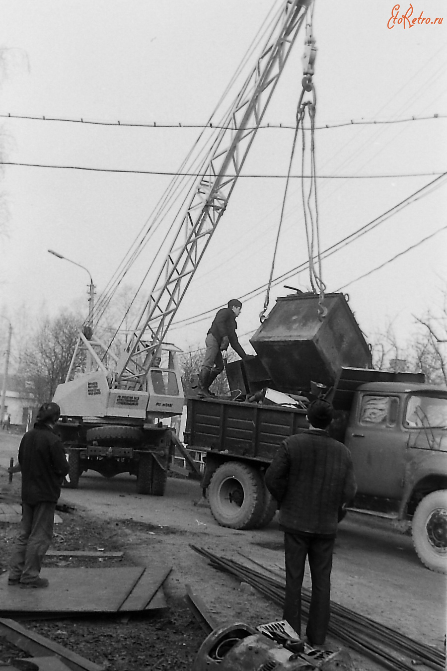 Истра - Субботник на территории Ветроэна. 1986 г.