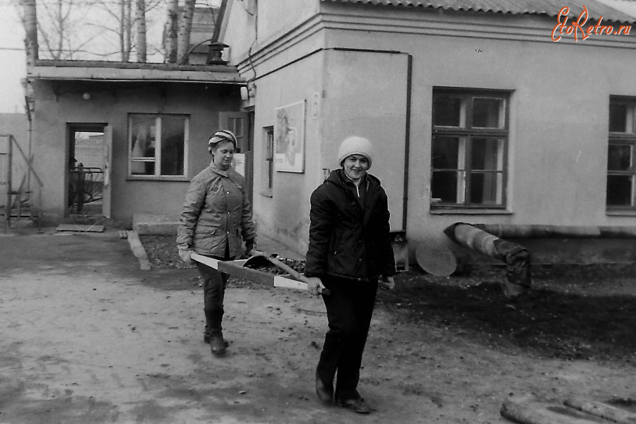 Истра - Субботник на территории Ветроэна. 1986 г.