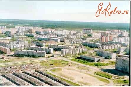 Усинск - Вид с вертолета