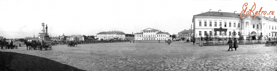 Кострома - Панорама Сусанинской площади