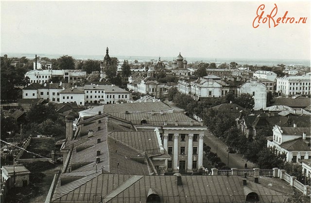 Кострома - Кострома, ул. Симановского. Вид с пожарной каланчи