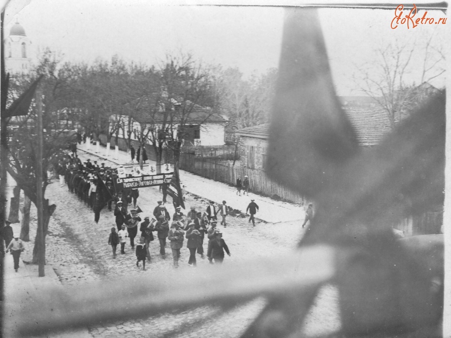 Геленджик - Октябрьская демонстрация 1935 г.