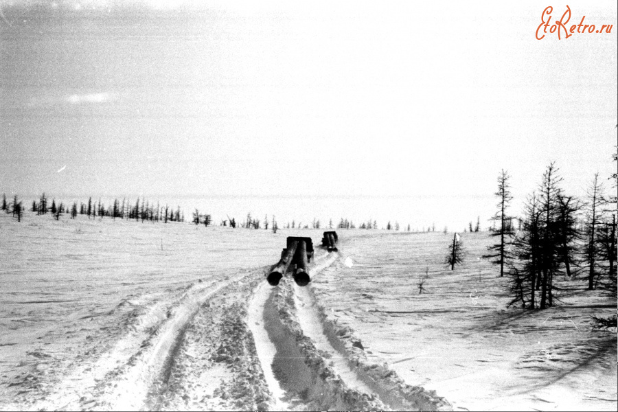 Красноярский край - Тухард (Факел). Прокладка газопровода.