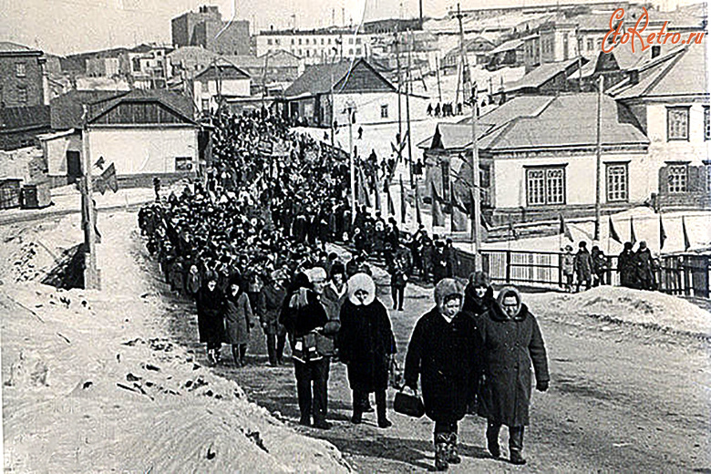 Дудинка - Советская улица.