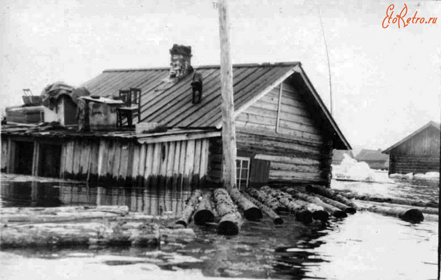 Дудинка - Северная улица. Наводнение.