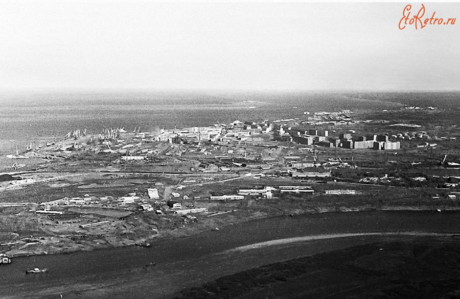 Дудинка - Аэрофотосъёмка Дудинки.