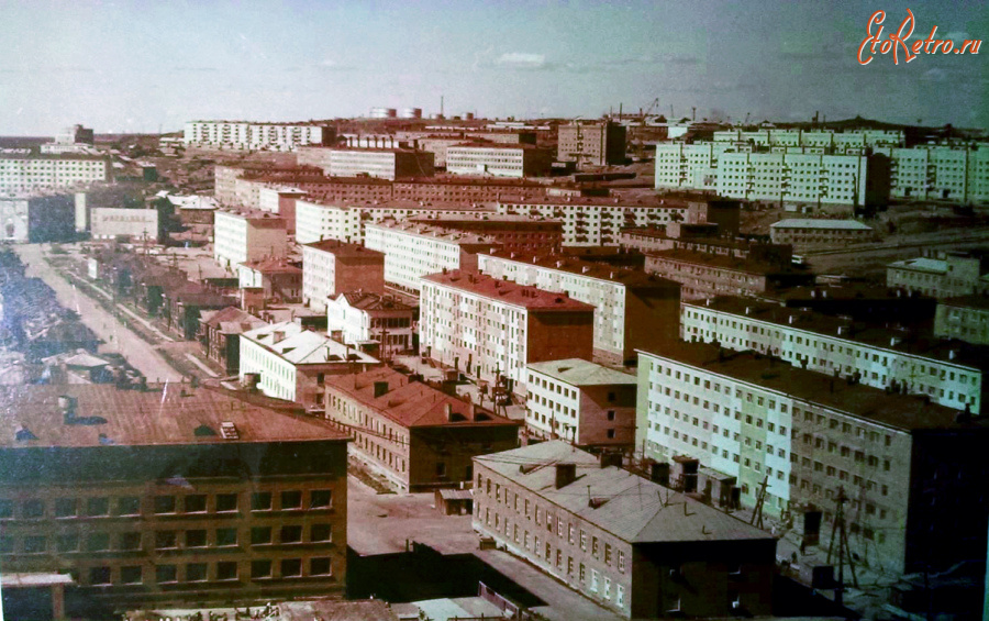 Дудинка - Панорама города.