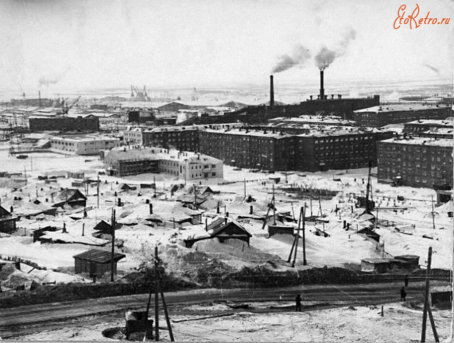 Дудинка - Панорама города.