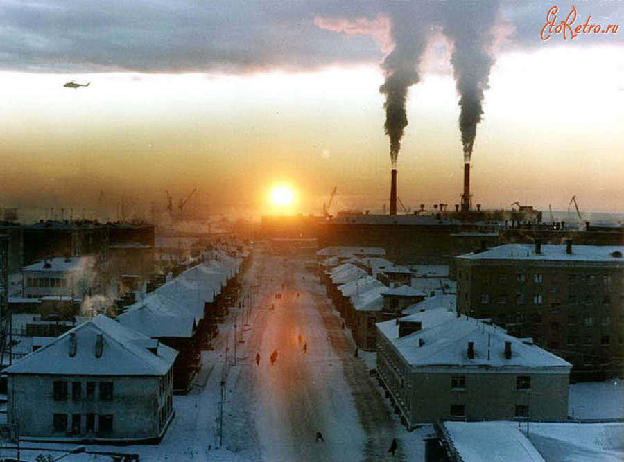 Дудинка - Улица Ленина.