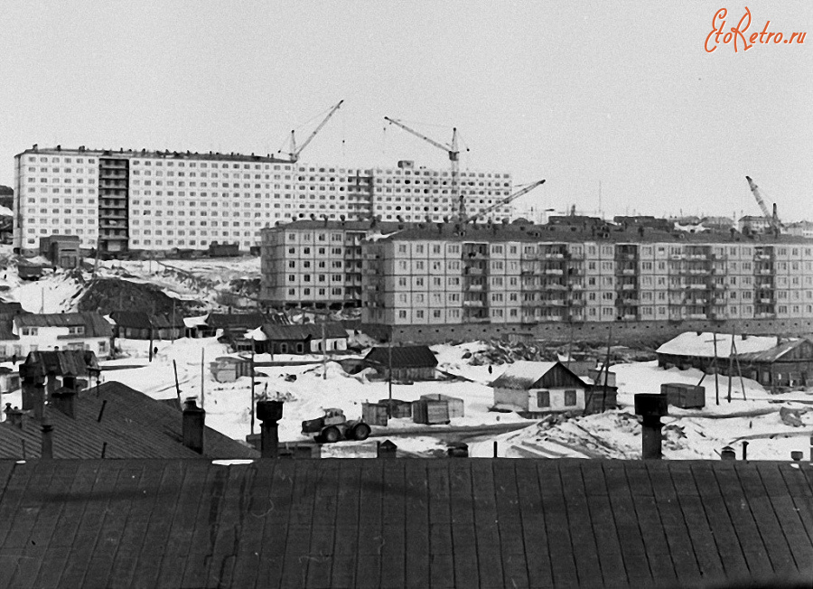 Дудинка - Улица Щорса.