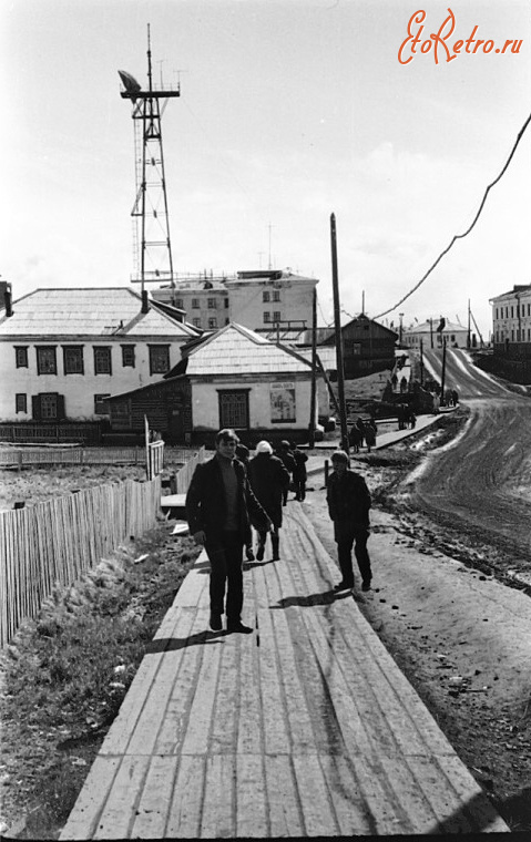 Дудинка - Советская улица.