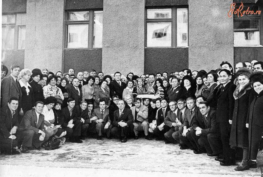 Дудинка - Встреча с космонавтом Георгием Гречко.