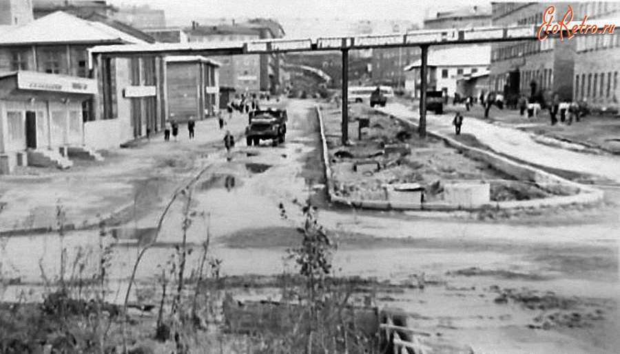 Дудинка - Улица Островского.