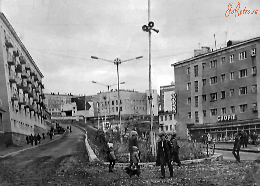 Дудинка - Улица Островского.