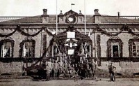 Шадринск - Казарма чехословацких легионеров в Шадринске. 1919 год.