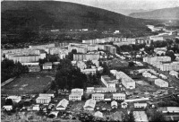 Усть-Омчуг - Общий вид посёлка Усть-Омчуг. 1960-1970