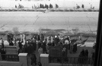 Мурманск - 1960 г. Вид из окна здания физико-математического факультета на пр. Ленина.