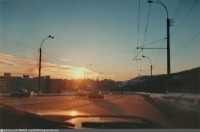 Мурманск - Первое солнце на Кольском проспекте