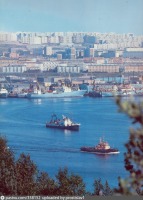 Мурманск - Вид на залив с Абрам-мыса