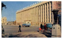 Пермь - Пермь Октябрьская площадь - 1969 г.  Открытка