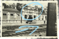 Ростовская область - Железнодорожный вокзал станции Матвеев Курган во время немецкой оккупации 1941-1943 гг в Великой Отечественной войне