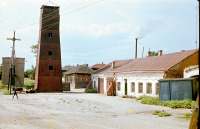 Спас-Клепики - Пожарная каланча и двор пожарной части.