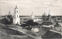 Кадом - Вид на Милостиво-Богородицкий женский монастырь с Вознесенского холма.