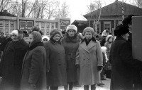 Кадом - Площадь Ленина. Демонстрация 7-е Ноября.