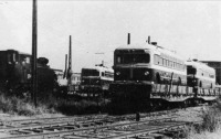 Энгельс - Погрузка троллейбусов МТБ-82 на железнодорожные платформы