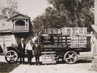 Разное - Автомобиль Американской   администрации  помощи   (АРА) с продуктами  в Самаре