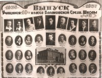Балаково - Выпускники Балаковской средней школы №2 1936-1937гг.