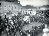 Вольск - Демонстрация 7 ноября 1925 г. на Революционной улице